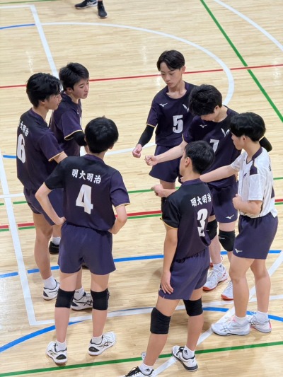 バレーボール部（中学男子）都大会出場 | 明治大学付属明治高等
