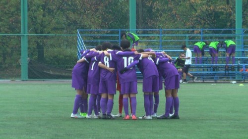 明治大学 サッカー部 選手支給ユニフォーム 上下セット 紫 【公式通販】