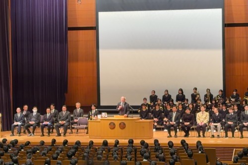 3学期始業式 | 明治大学付属明治高等学校・明治中学校