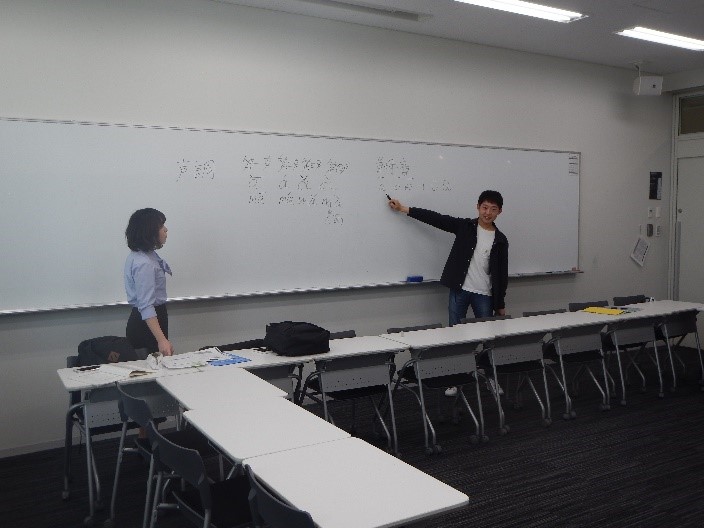 中国語教室：入門クラス　火曜日　発音の説明
