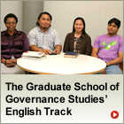 Graduate School of Governance Studies Interviews