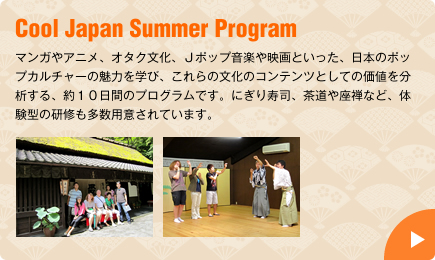 Cool Japan Summer Program