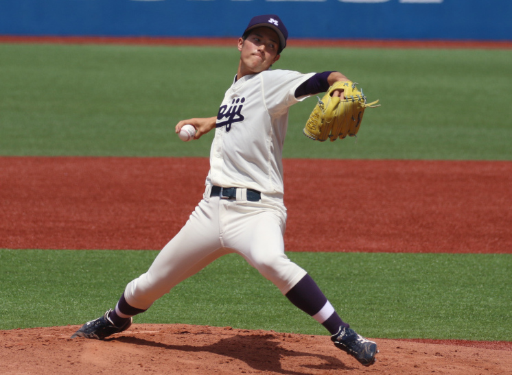 Morishita who competed in the Tokyo Big 6 Baseball League’s Spring Championship in 2019 