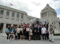 National Diet Building which the students visited on their field trip