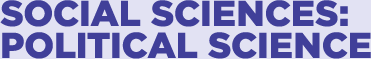 SOCIAL SCIENCES:POLITICAL SCIENCE