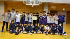 バスケットボール部（中学男子） ブロック大会準優勝