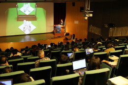 約150人が来場した国立台湾大学での国際シンポジウム
