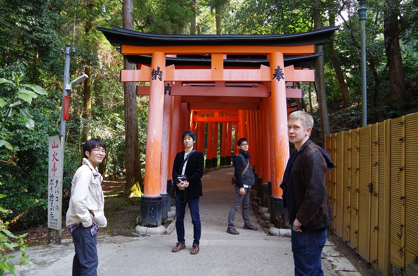 学生と京都旅行