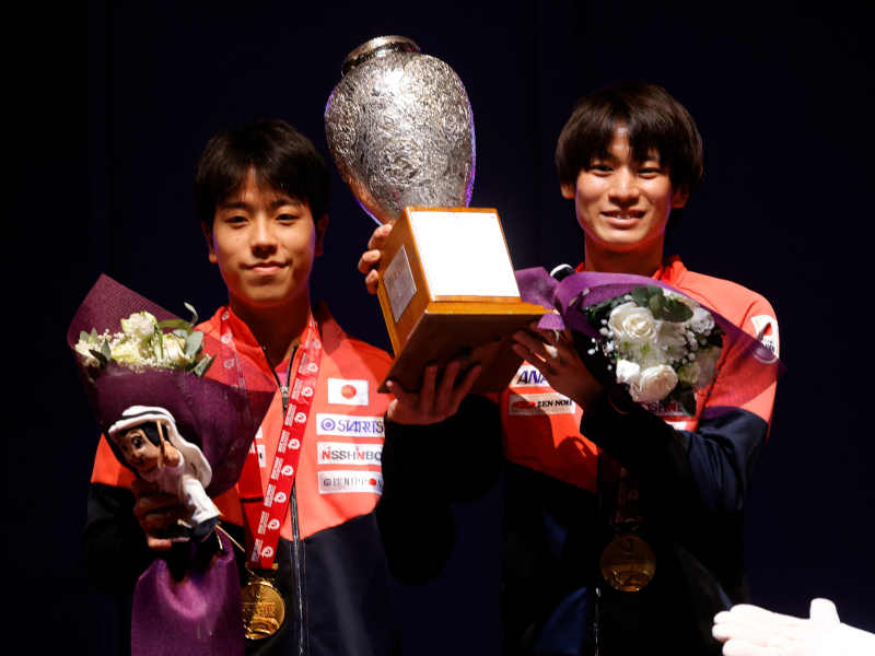 戸上隼輔選手が世界卓球2025 男子ダブルスで金メダルを獲得！64年ぶりの快挙を達成！