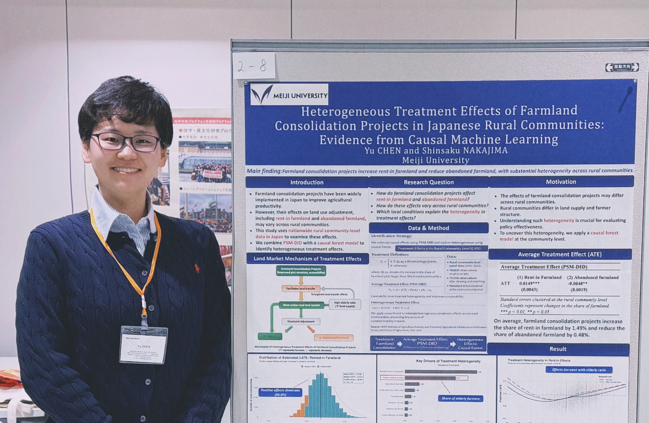 受賞した陳 宇さん