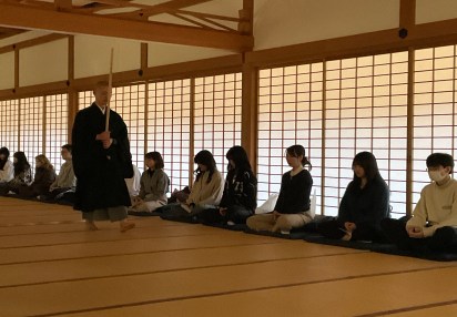 Zen meditation  experience at Kenchoji