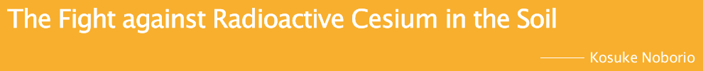 The Fight against Radioactive Cesium in the Soil   Kosuke Noborio