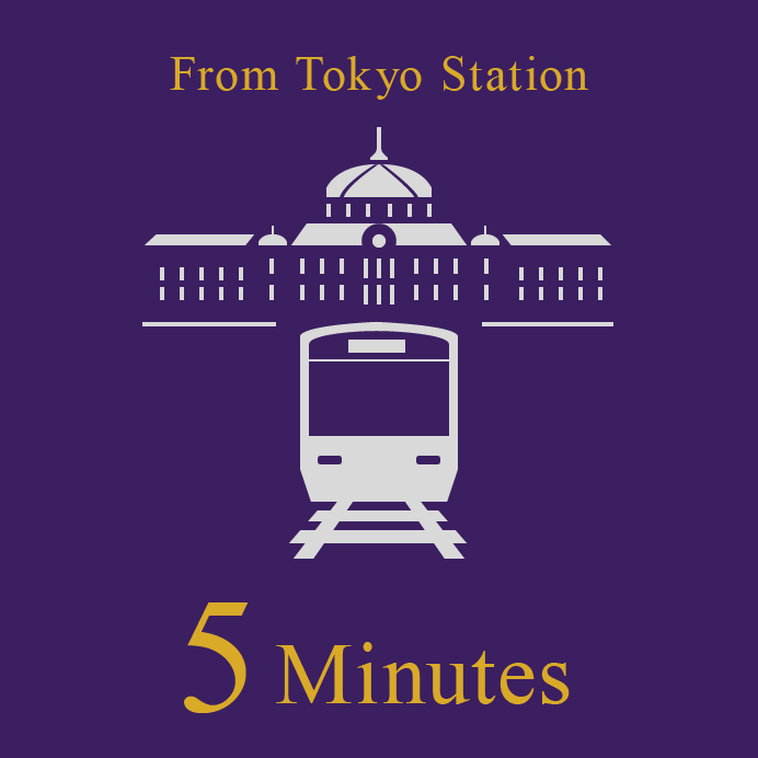 5 Minutes from Tokyo Station 
