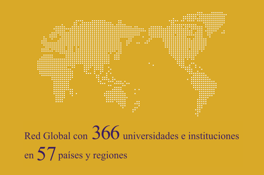 Red Global con 366 universidades e instituciones en 57 países y regiones