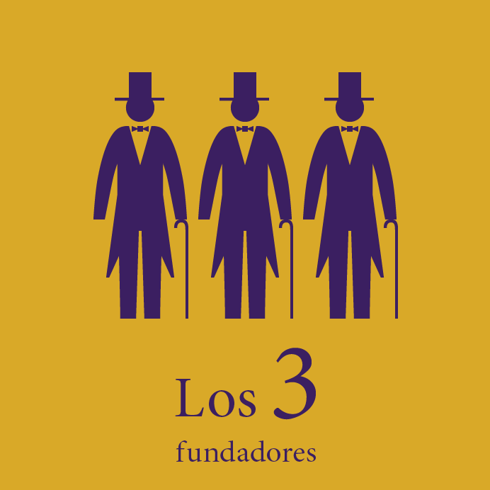 Los 3 fundadores