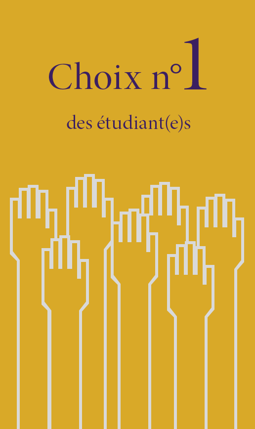 Choix n°1 des étudiant(e)s