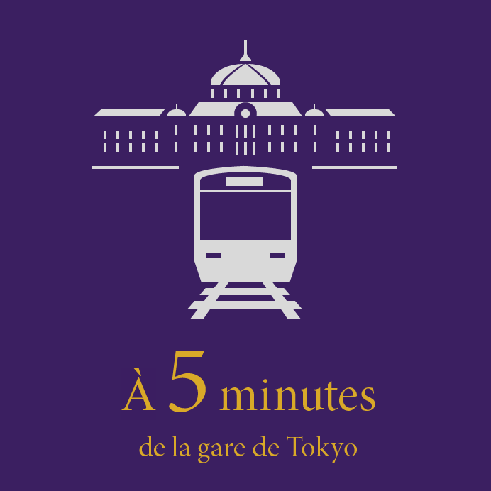 À 5 minutes de la gare de Tokyo