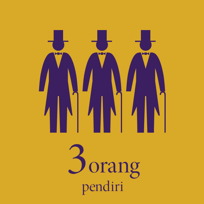 3 orang pendiri