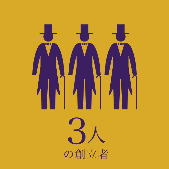 3人の創立者