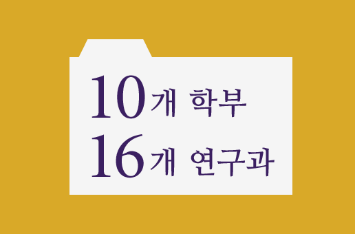 10개 학부 16개 연구