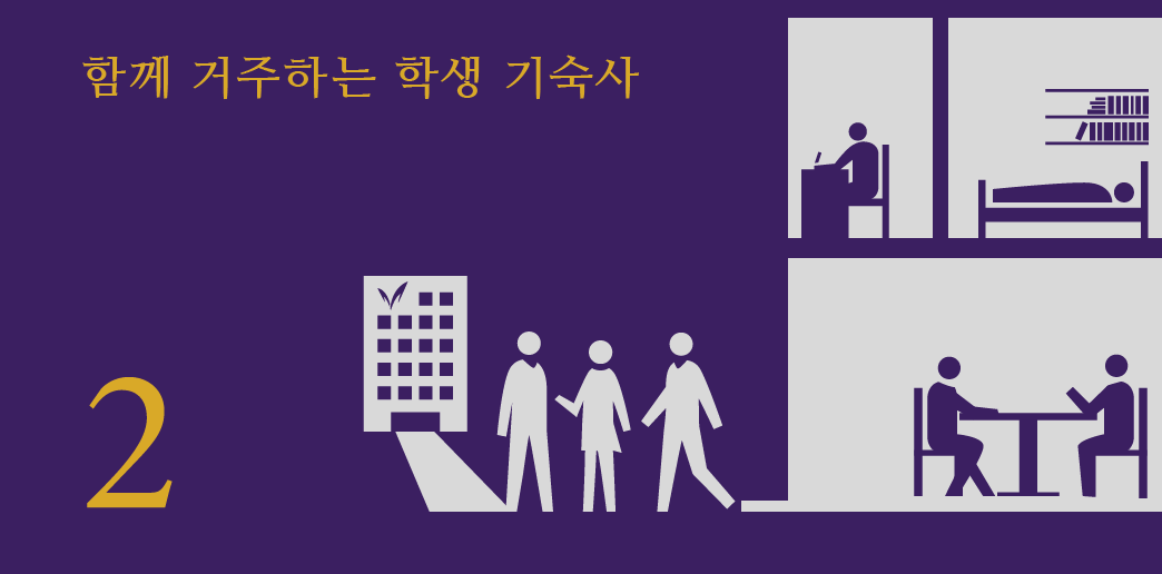 함께 거주하는 학생 기숙사　2