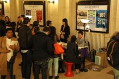 Meiji University's booth