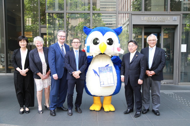 “Meijiro” welcomed officials of the French Embassy