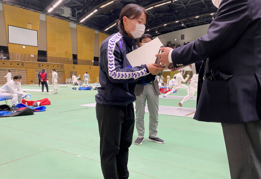 Yuri Inayama at the awards ceremony<br/>
<br/>
<br/>