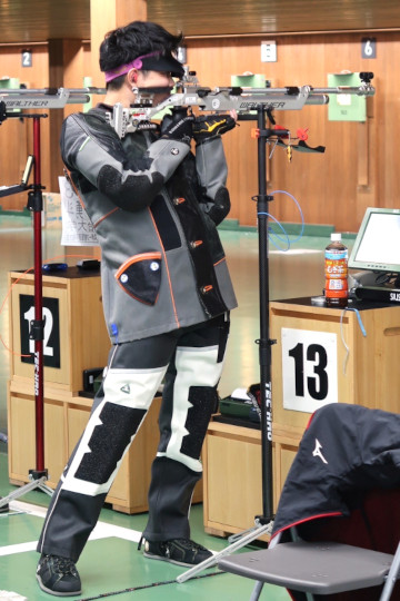 OSHIO Yuto, during the men's team 10m air rifle<br/>
<br/>
