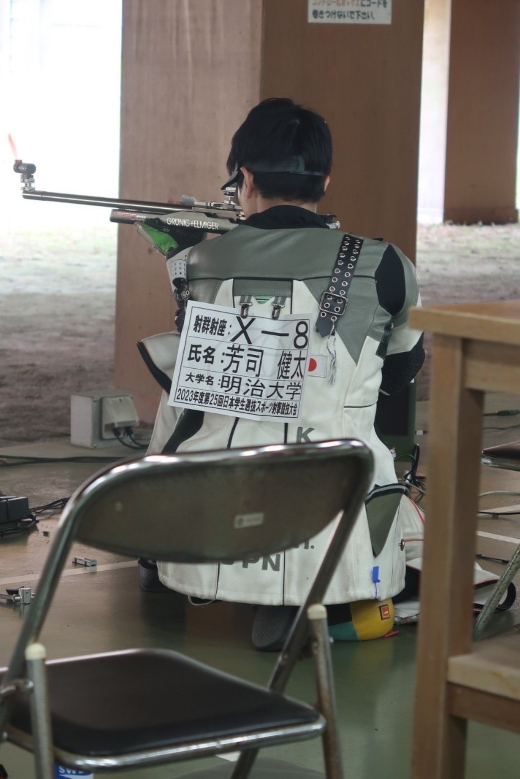 HOSHI Kenta at the 50m rifle three positions<br/>
<br/>
<br/>
