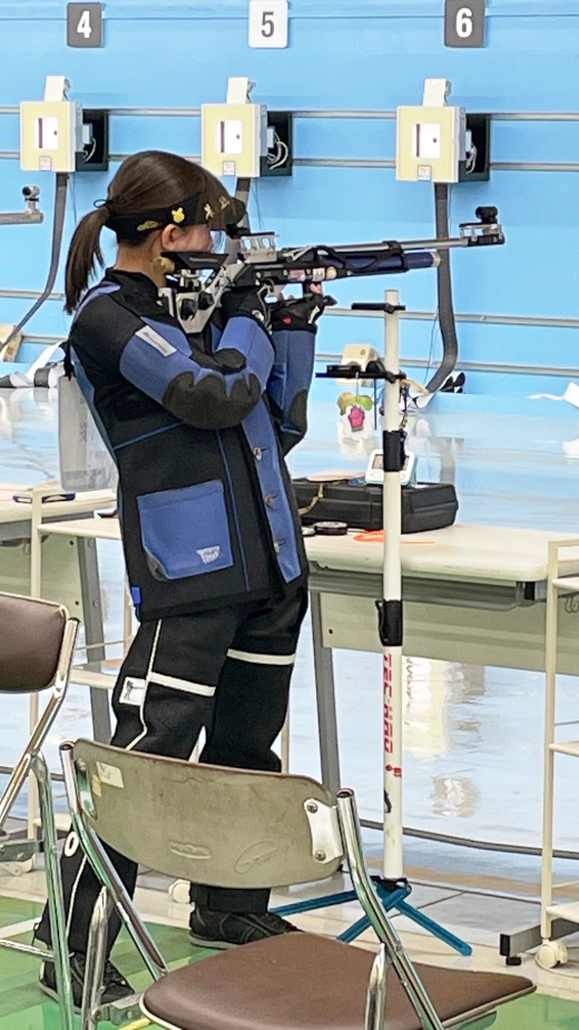 During a competition<br/>
<br/>
(All photos courtesy of the Meiji University Shooting Club) 