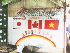  Wall renovated by students