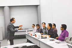 Trainees from Malaysian government  