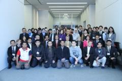 The young researchers from Japan and Malaysia reported their research.