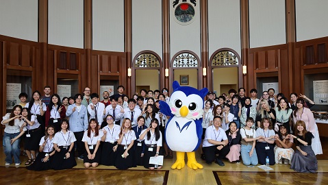 The Supporters and Meijiro welcomed international students@Welcome Reception