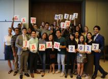 Satisfied faces at the end of the program completion ceremony (Session 1)