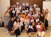 Group picture taken during the farewell Party 