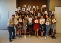 Group picture taken during the Welcome Party 