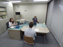 東京地方検察庁模擬取調室