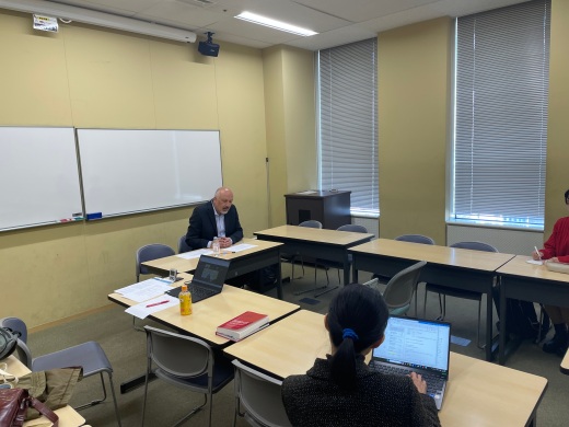 Daniel教授による講演のようす