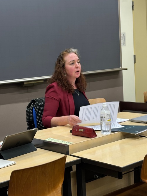 ウェルシュ先生による講演の様子