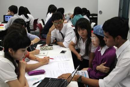 日・タイ学生での意見交換