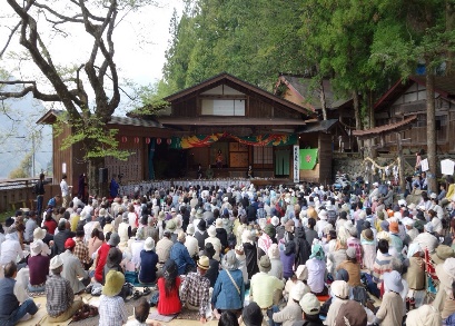 第二回　村歌舞伎公演会の様子