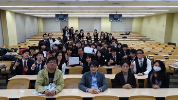 閉会式後の集合写真