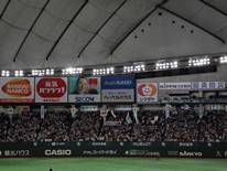 東京ドームの試合会場風景
