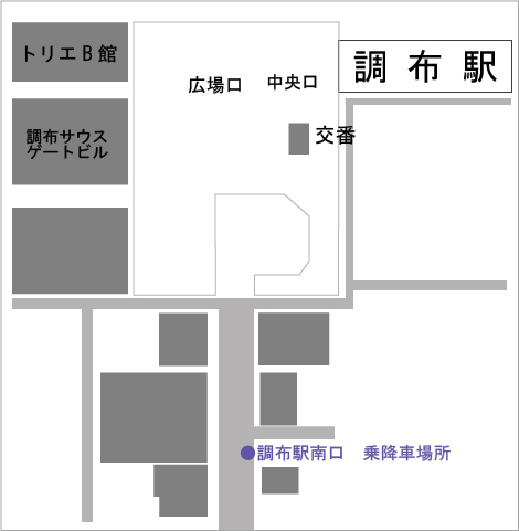 調布駅バス乗り場