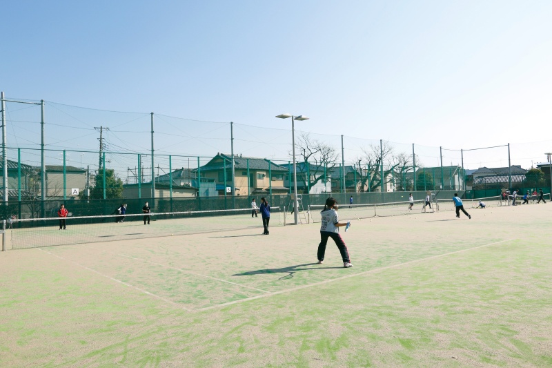 硬式テニス部 女子 明治大学付属明治高等学校 中学校