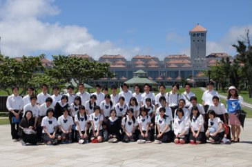 県立平和祈念資料館にて