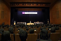 2015年度明治高等学校卒業式を挙行しました