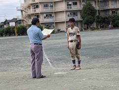 中学野球部 調布市大会優勝